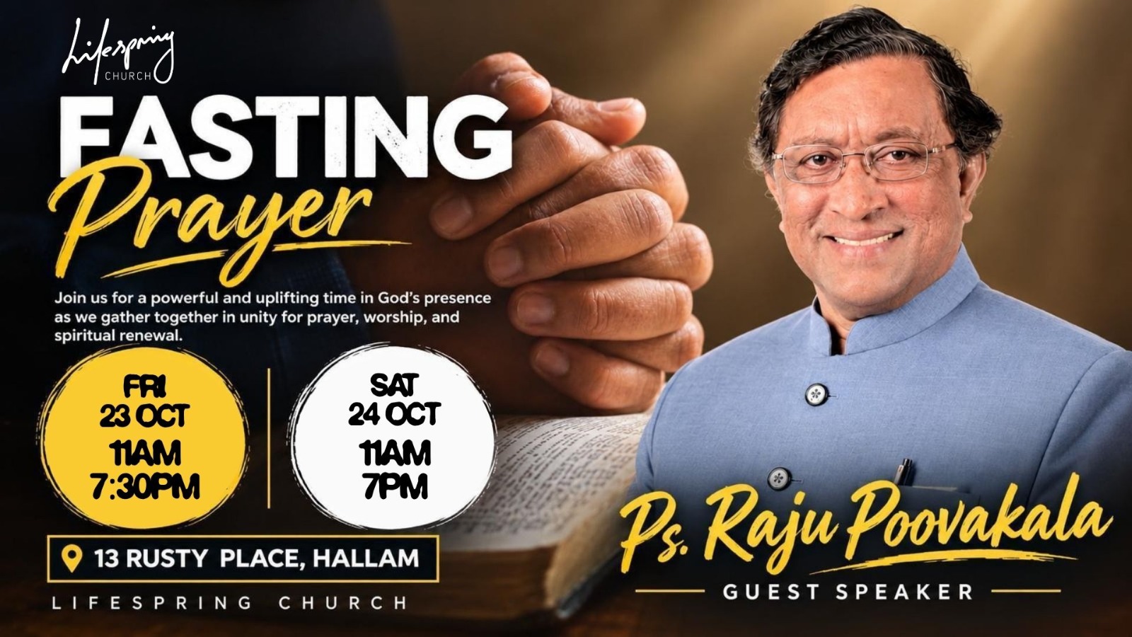 Saturday Evening Fasting Prayer